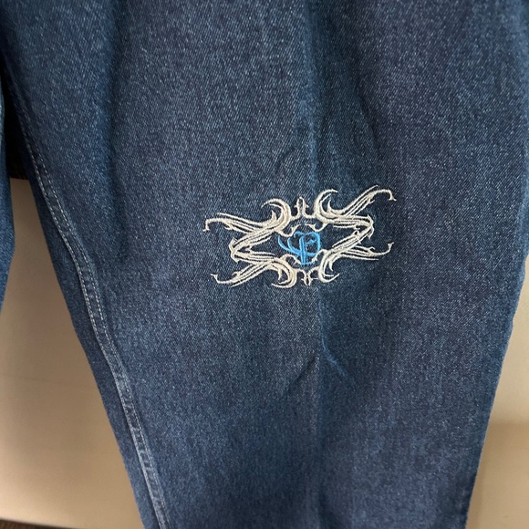 Men's Paco Dark Wash Blue Jeans - W36 x L32 - Picture 6 of 7